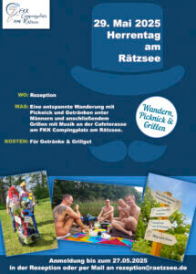 Herrentag am Rätzsee