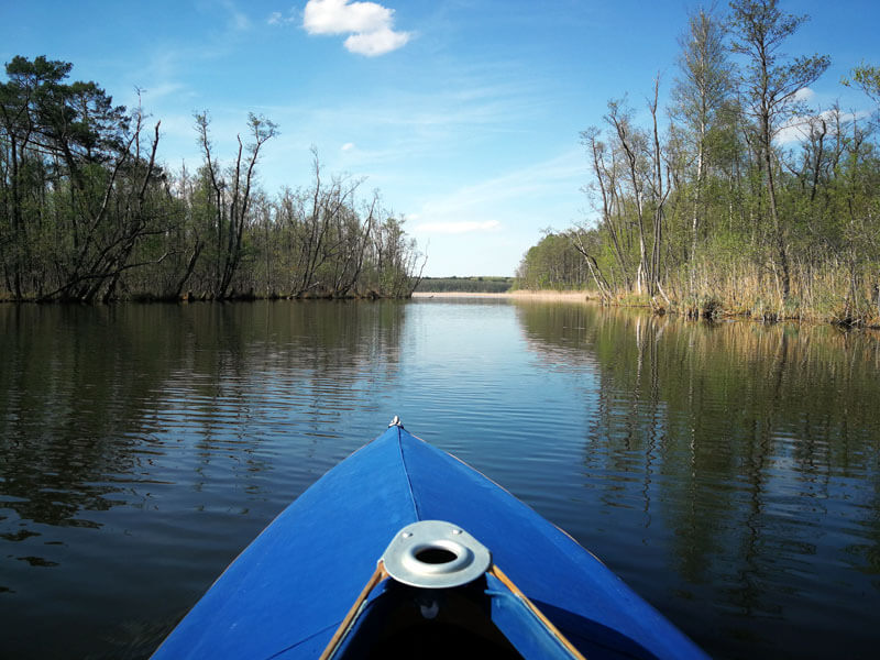 Der Rätzsee ideal für Wasserwanderungen
